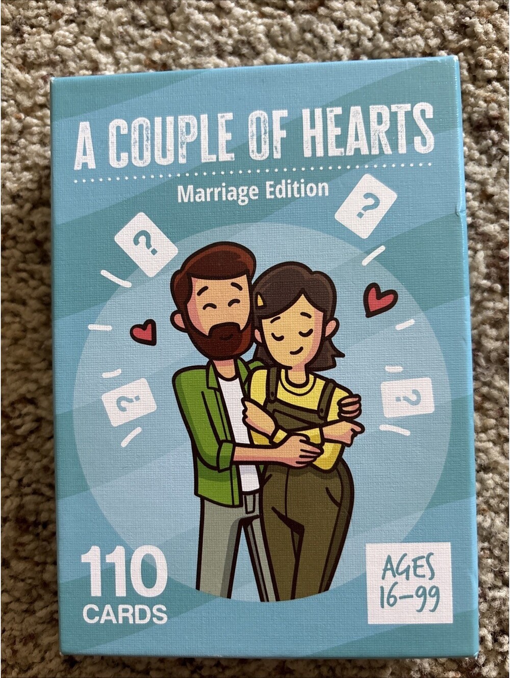 A Couple of Hearts Marriage Edition Card Game Ages 16-99